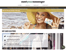 Tablet Screenshot of meetyourmessenger.com